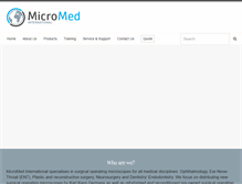 Tablet Screenshot of micromedint.com